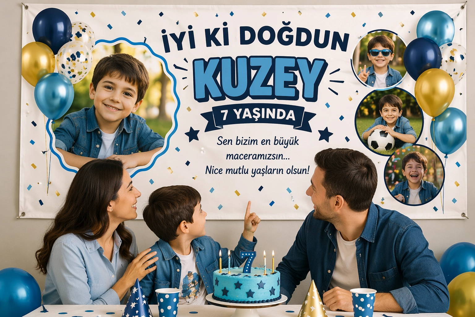 Adana Doğum Günü Afişi ile Profesyonel ve Dikkat Çeken Kutlamalar