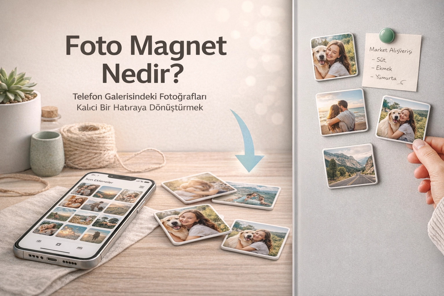 Foto Magnet Nedir? Telefon Galerisindeki Fotoğrafları Sade ve Kalıcı Bir Hatıraya Dönüştürmek