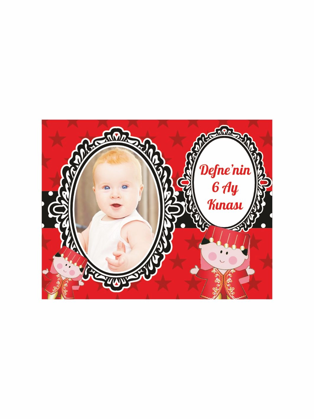 6 Ay Bebek Kına Magnet Bebek Bindallı Konsept