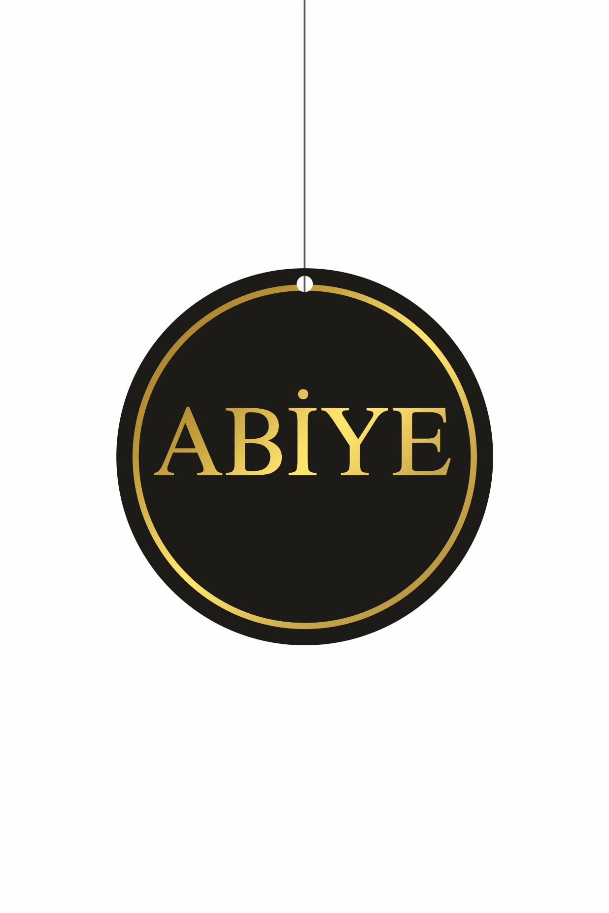 Abiye Yazılı Mağaza Dönkartı 30x30 cm – Askılı Tavan Reyon Kartı