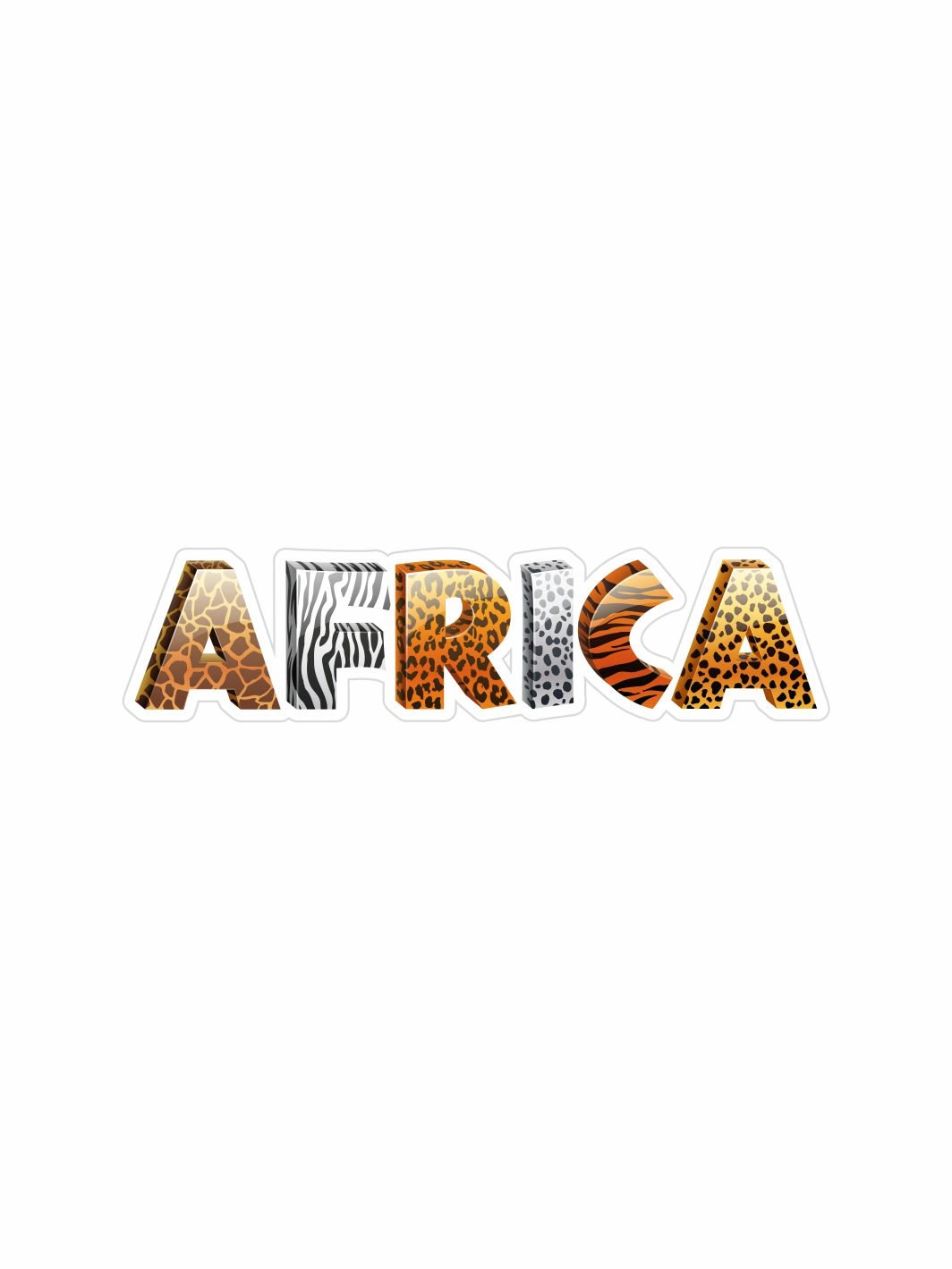 Africa Safari Temalı Doğum Günü Maket Pano