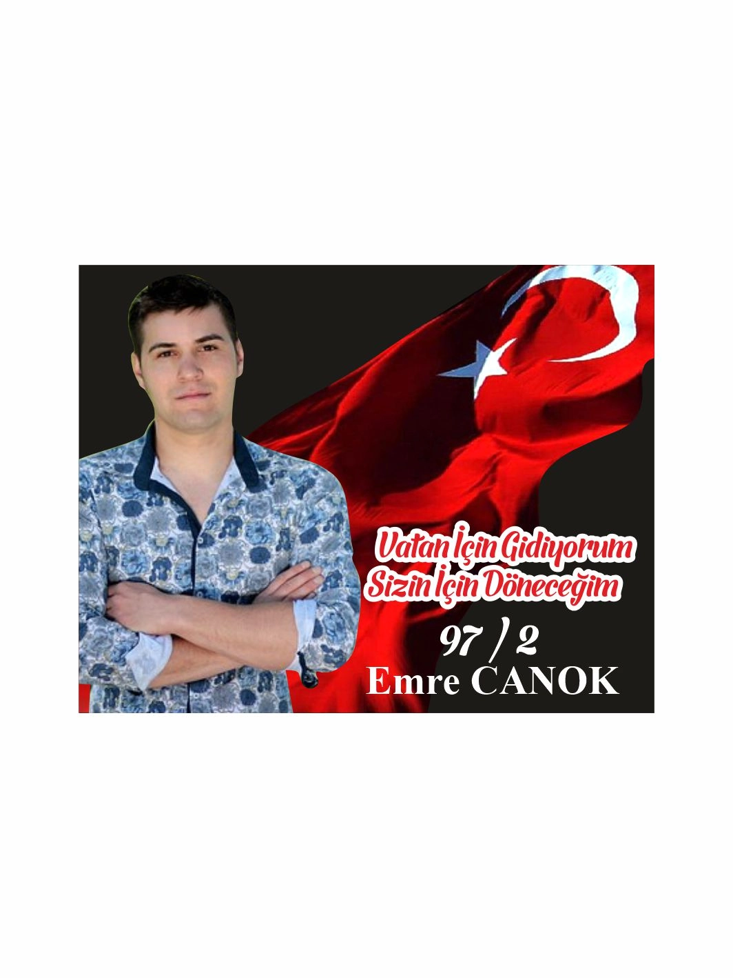Asker Kına Magnet Resimli Bayrak Tema