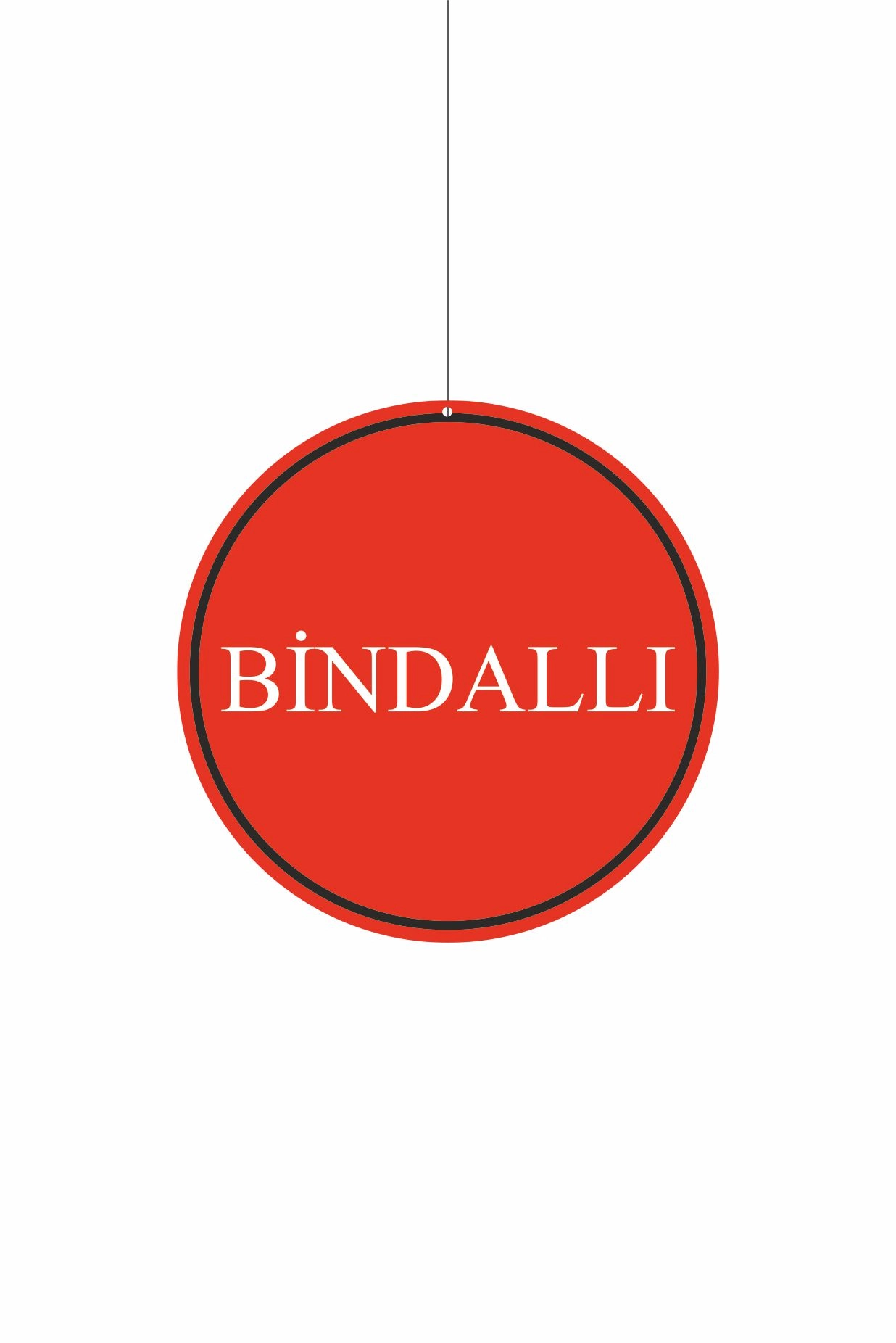 Bindallı Mağaza Dönkartı 30x30 cm – Askılı Tavan Reyon Kartı