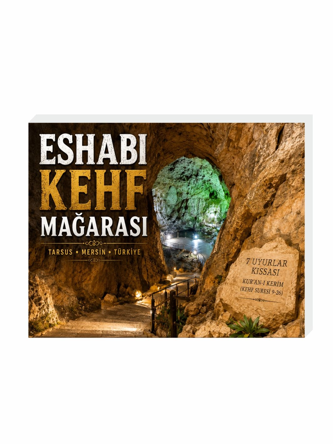 Süs Eshab-ı Kehf Mağarası Buzdolabı Magneti – 9x7 cm Mersin Hatıra Magneti