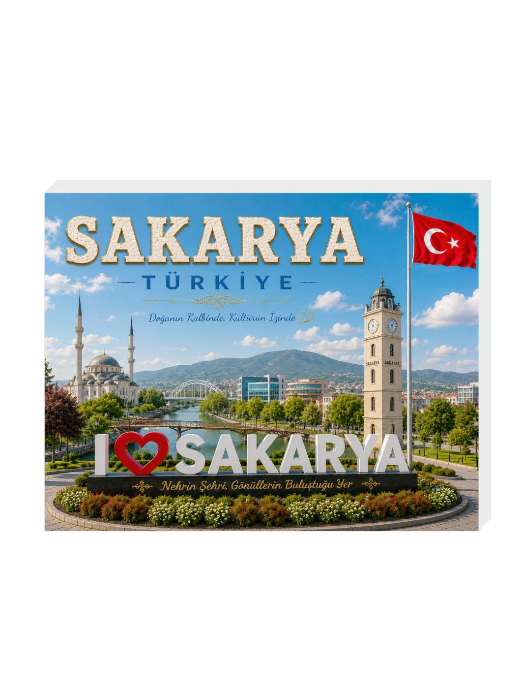 Sakarya Buzdolabı Süsü Magnet | Şehre Özel Hediyelik Magnet Modelleri