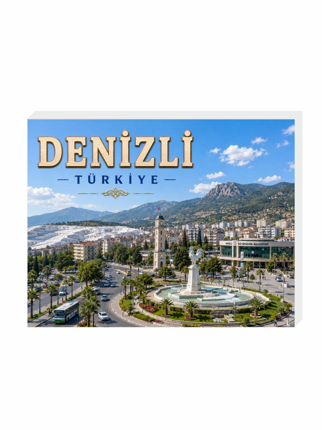 Denizli Buzdolabı Süsü Magnet | Şehre Özel Hediyelik Magnet Modelleri