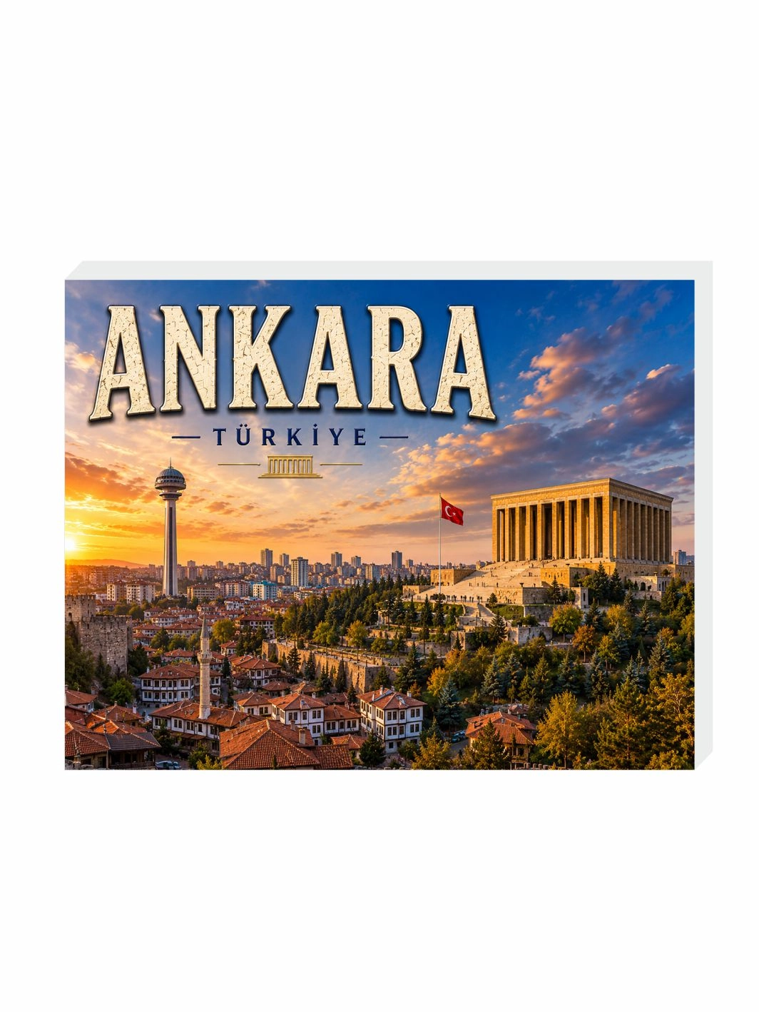 Ankara Buzdolabı Süsü Magnet | Şehre Özel Hediyelik Magnet Modelleri