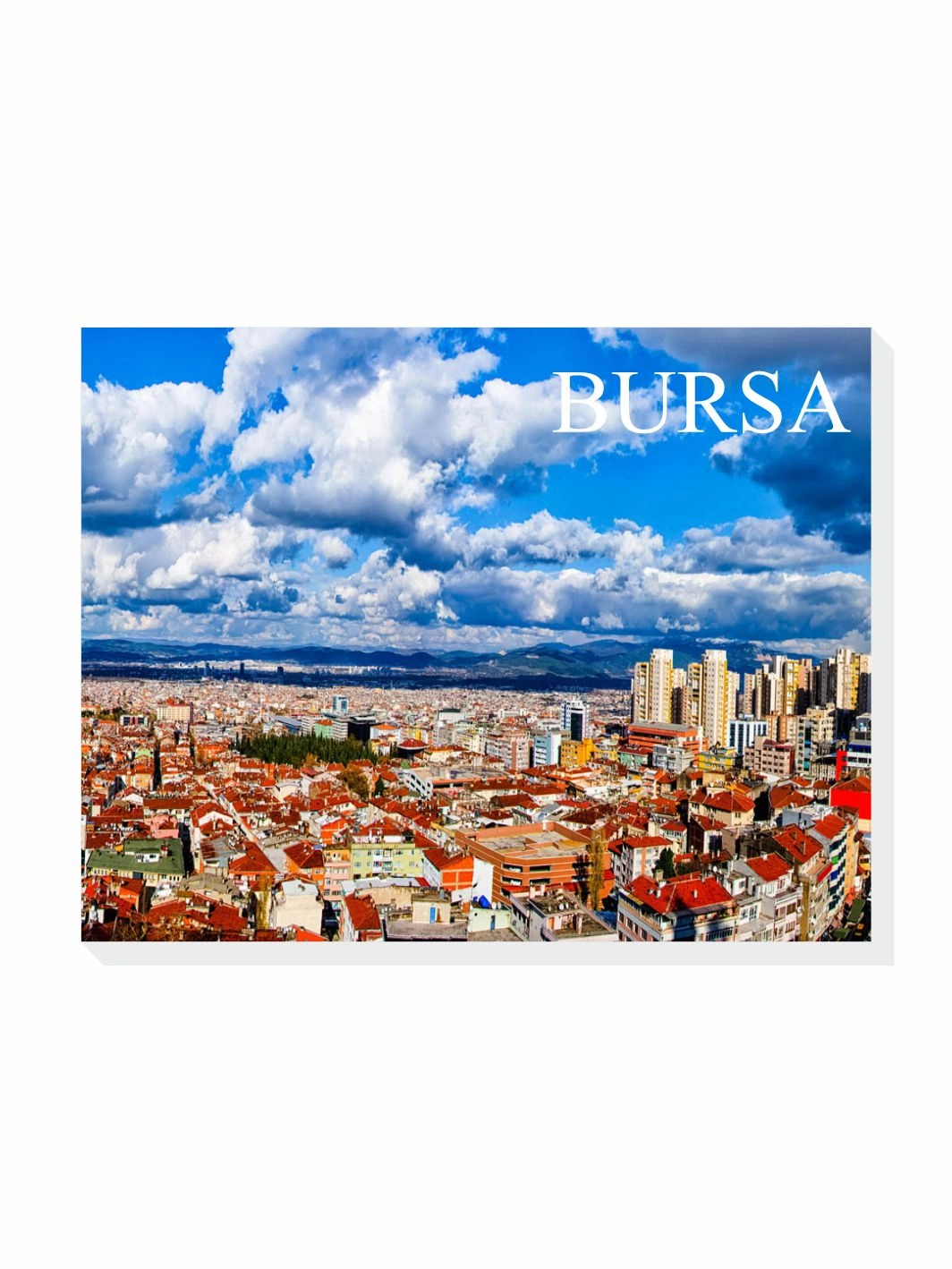 Bursa Buzdolabı Süsü Magnet | Şehre Özel Hediyelik Magnet Modelleri