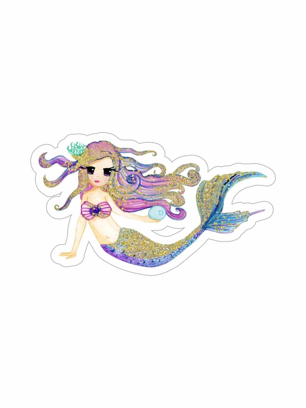 Deniz Kızı Doğum Günü Pano Mermaid Tema Maket Pano