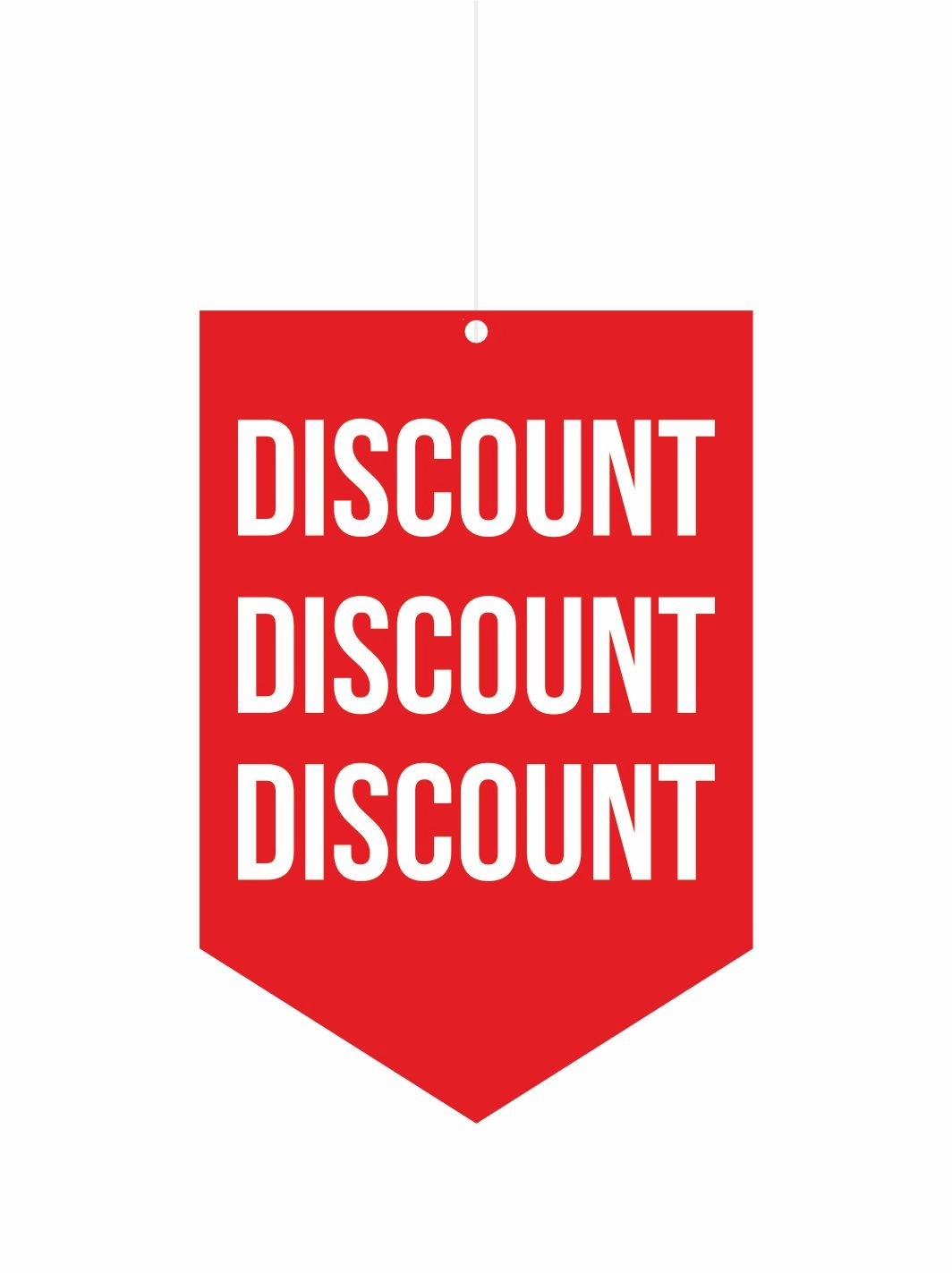 Discount Mağaza Dönkart Foreks Levha 30x20 cm | 3 mm PVC Foreks İndirim Tabela