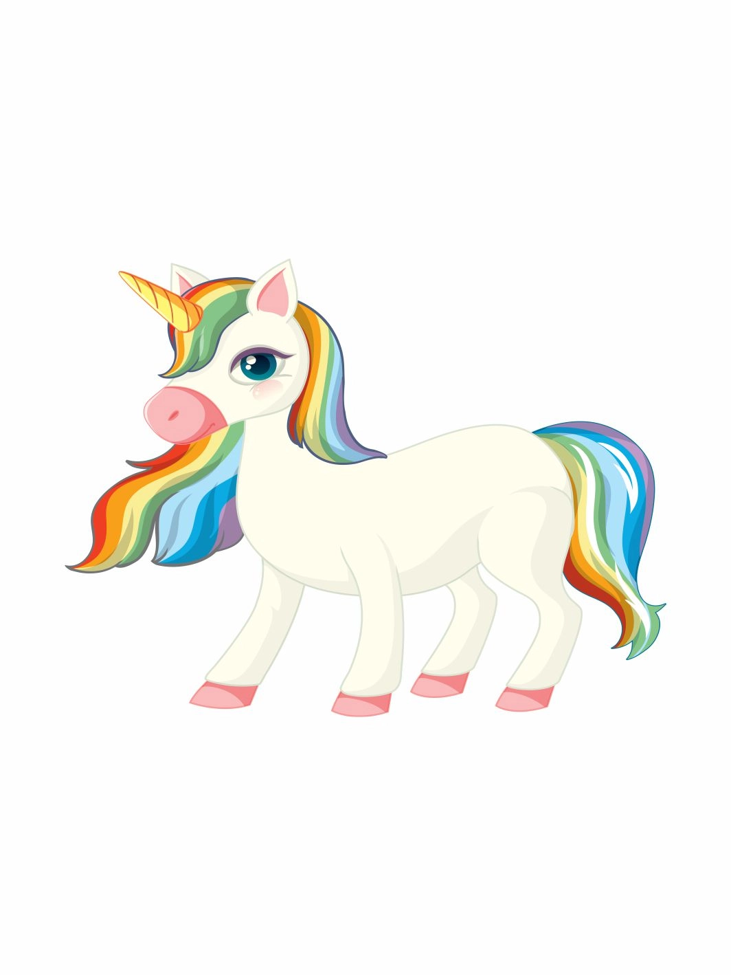 Doğum Günü Parti Karakter Unicorn Pano