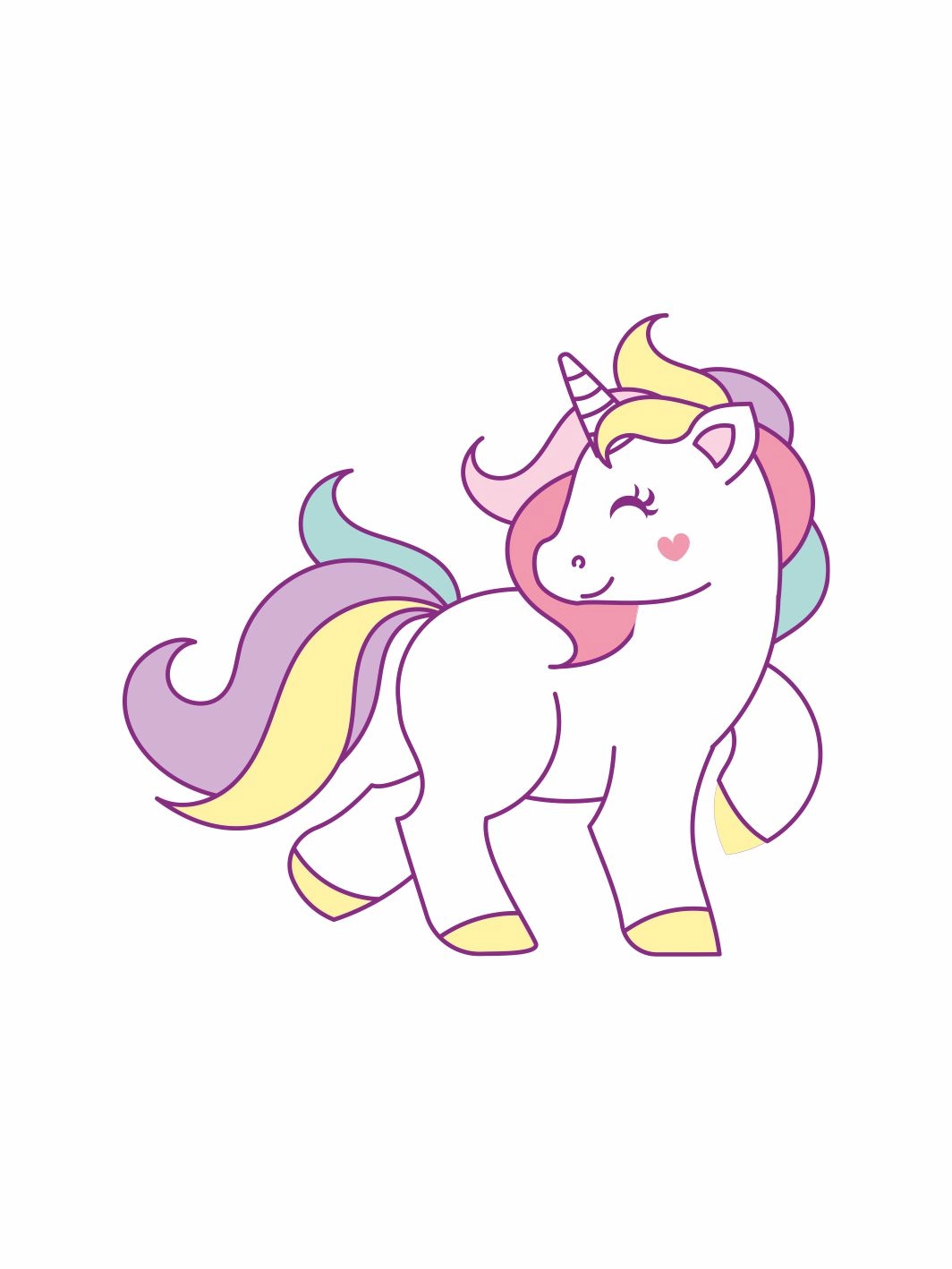 Doğum Günü Partisi Dekor Maket Pano Unicorn Konsept
