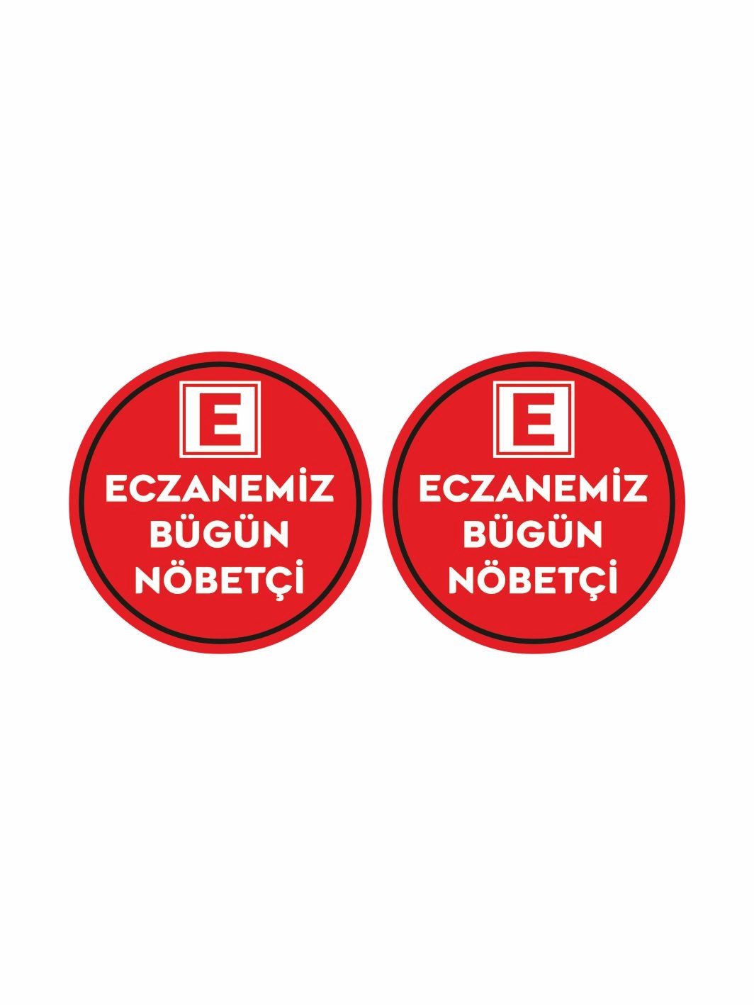 Eczane Nöbetçi Eczane Bugün Nöbetçi İş Yeri Dükkan Mağaza Levhası Kırmızı