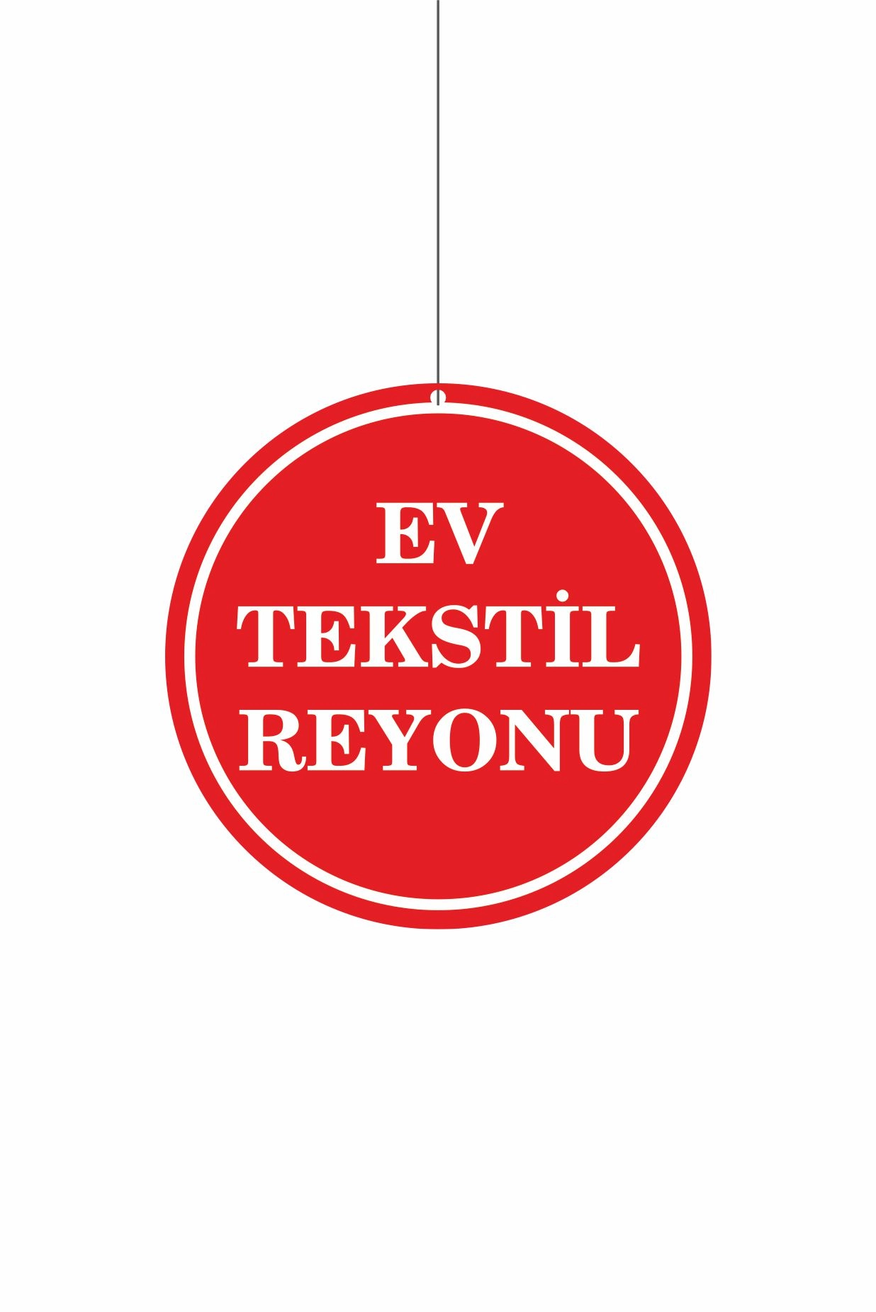Ev Tekstil Reyonu Mağaza Dönkartı – Çift Yön Folyo Baskı Askılı Reyon Üstü