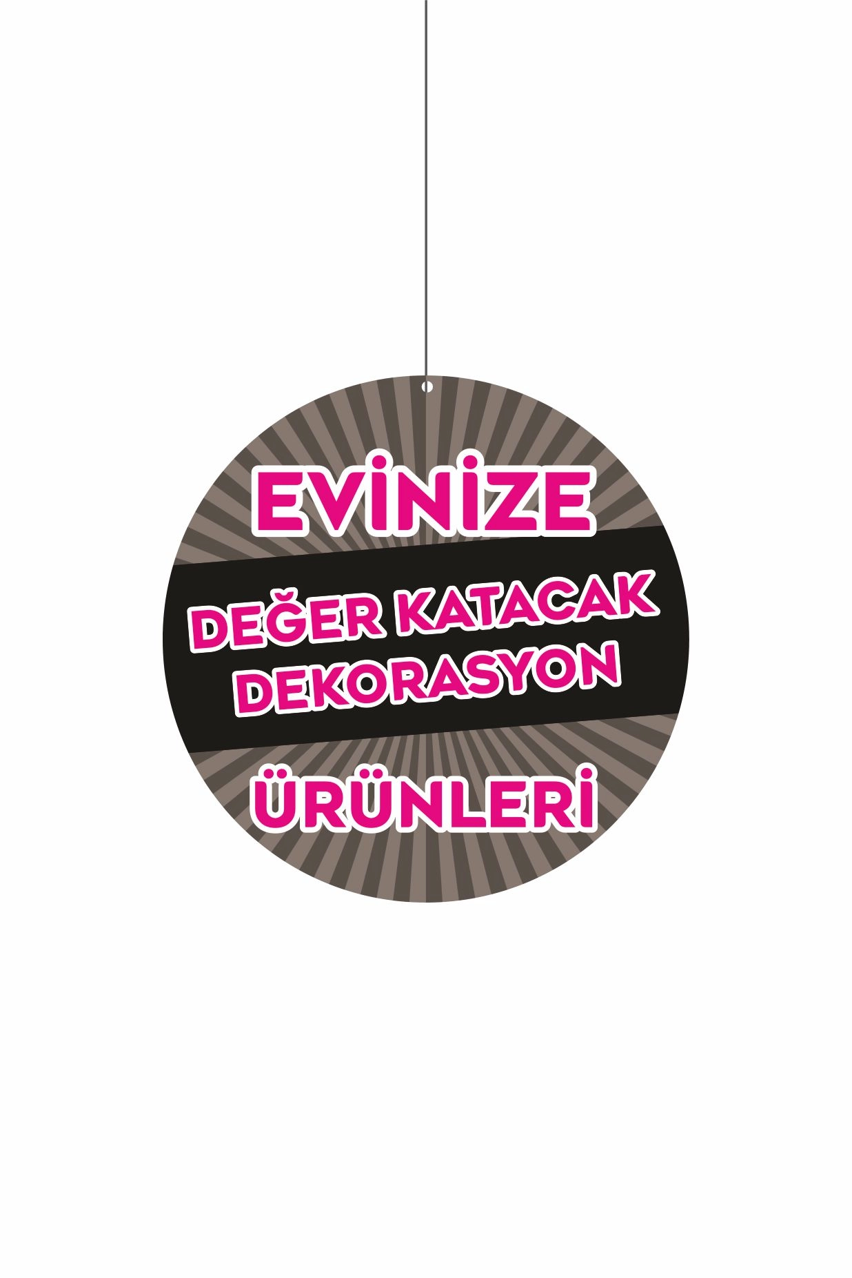 Evinize Değer Katacak Dekorasyon Ürünleri Mağaza Dönkartı – Çift Yön Folyo Baskı