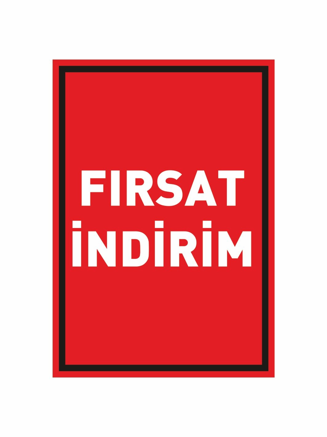 Fırsat İndirim Mağaza Ayaklı Karşılama Panosu