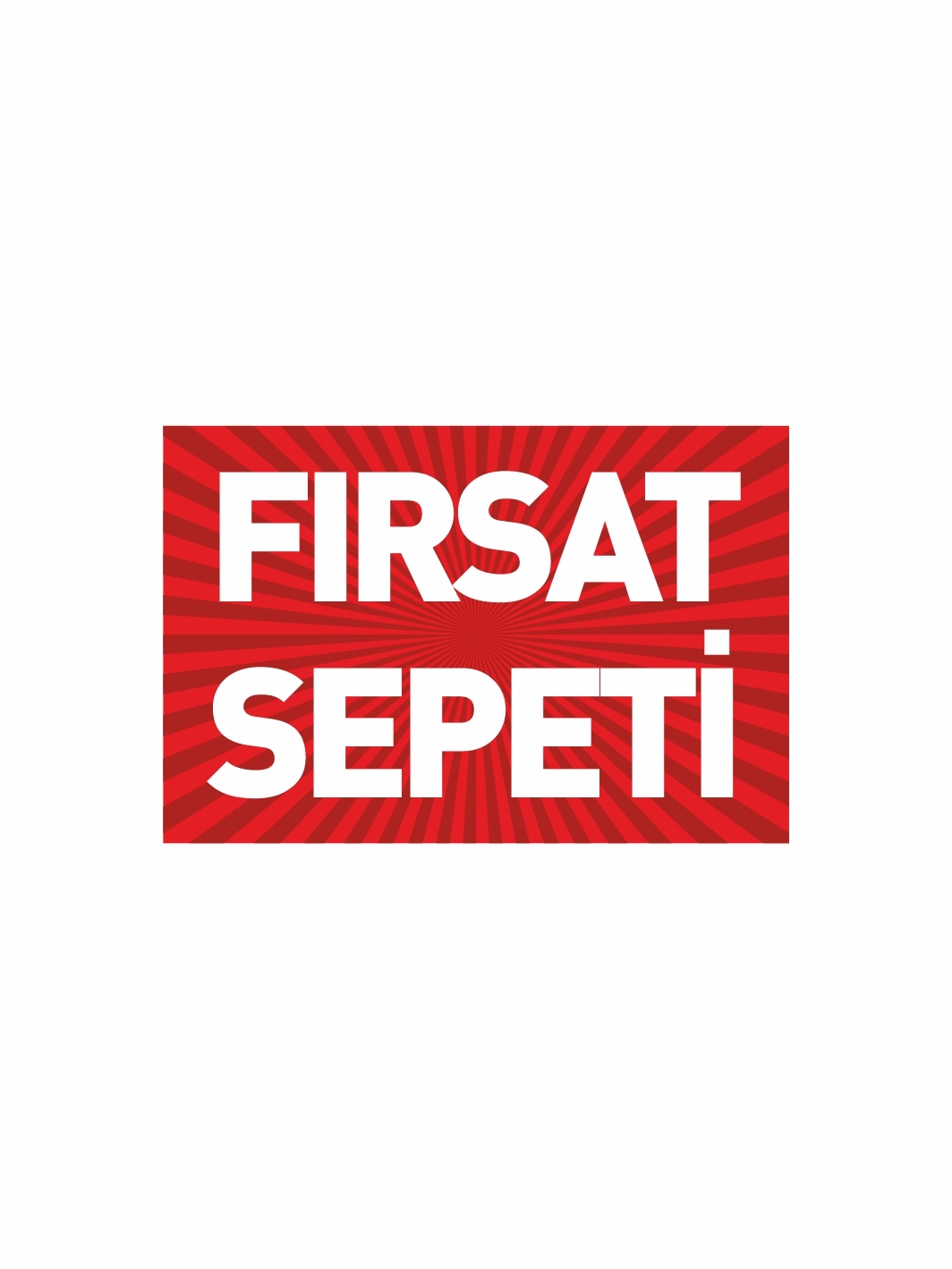 Fırsat Sepeti Mağaza PVC Etiketi – Mandallı Etiket Tutucu Uyumlu Kampanya Kartı
