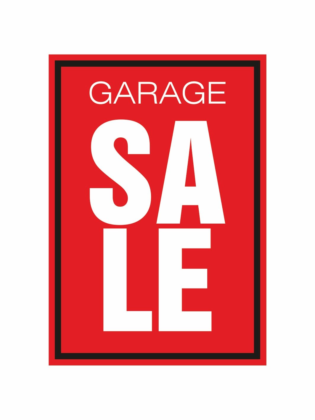 Garage Sale Mağaza Ayaklı Karşılama Panosu