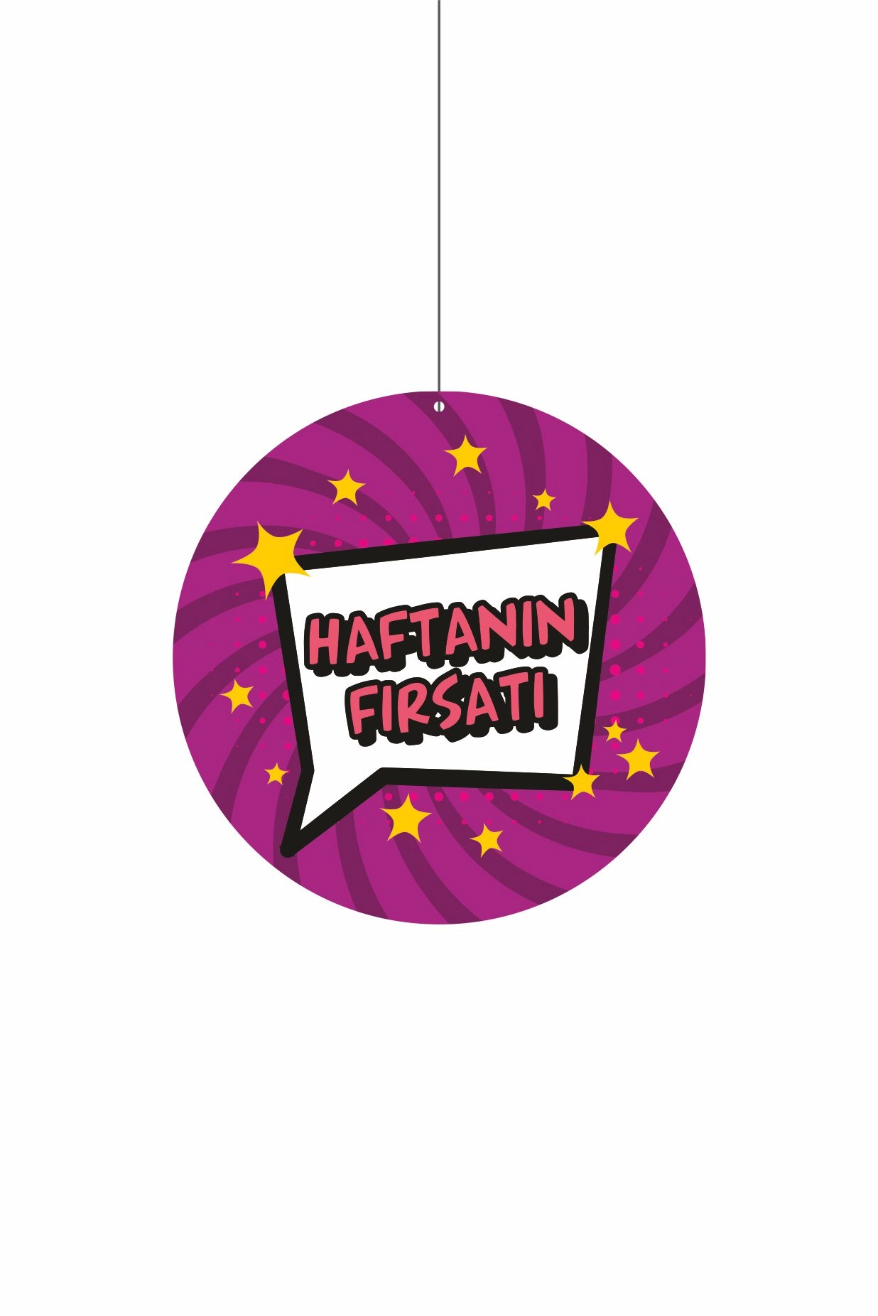 Haftanın Fırsatı Mağaza Dönkartı – Çift Yön Folyo Baskı Askılı