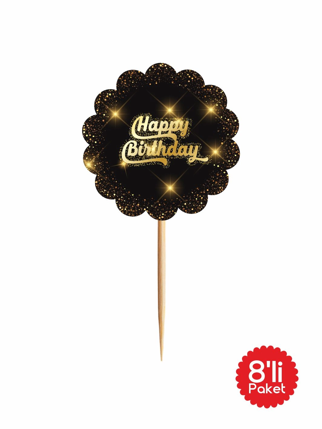 Happy Birthday Doğum Günü Parti Kürdanı