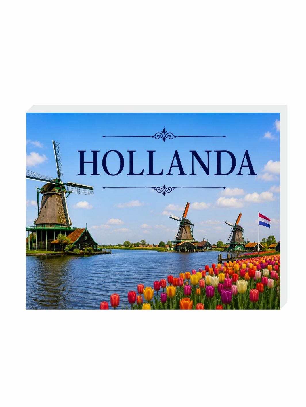 Hollanda Buzdolabı Magnet Süsü – 9x7 cm Hatıra Magneti