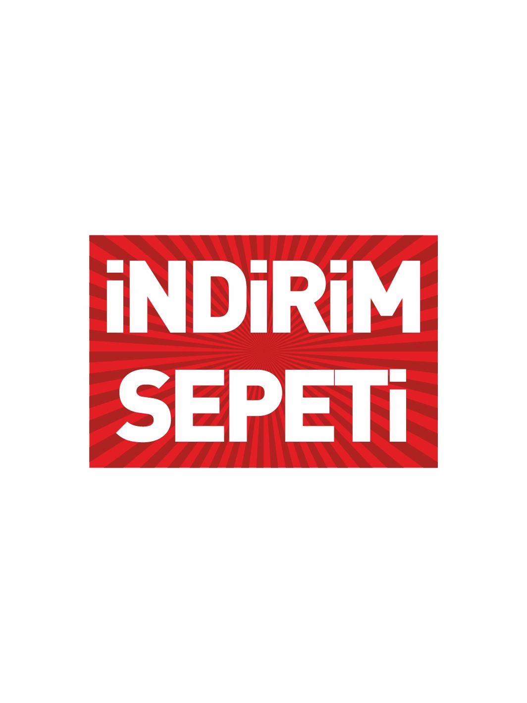 İndirim Sepeti Mağaza PVC Etiketi – Mandallı Etiket Tutucu Uyumlu Kampanya Kartı