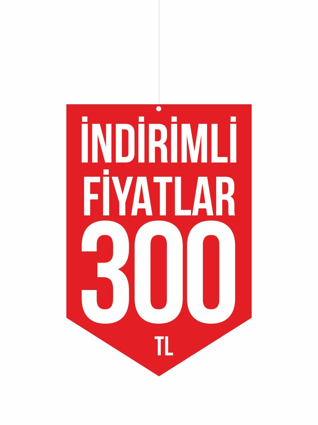 İndirimli Fiyatlar 300 TL Mağaza Dönkart Foreks Levha 30x20 cm | 3 mm PVC Foreks Tabela