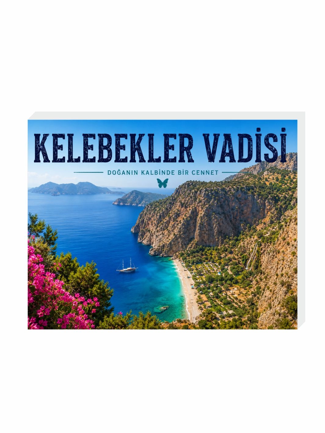 Kelebekler Vadisi Magnet Buzdolabı Süsü | Dekoratif Fethiye Hatırası Magnet
