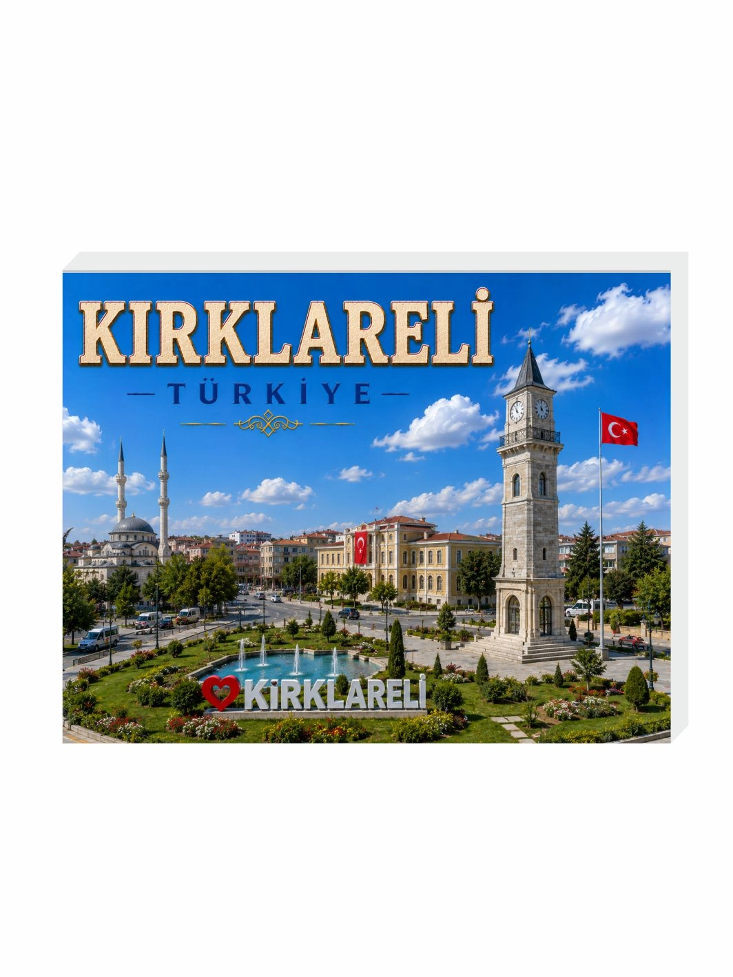Kırklareli Buzdolabı Süsü Magnet | Şehre Özel Hediyelik Magnet Modelleri