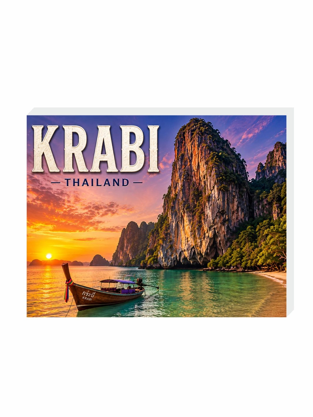 Krabi Buzdolabı Süsü Magnet | Tayland Temalı Hediyelik Magnet Modelleri