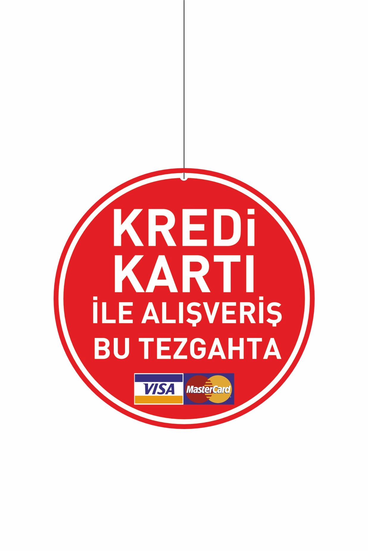 Kredi Kartı ile Alışveriş Bu Tezgahta Levhası 30x30 cm