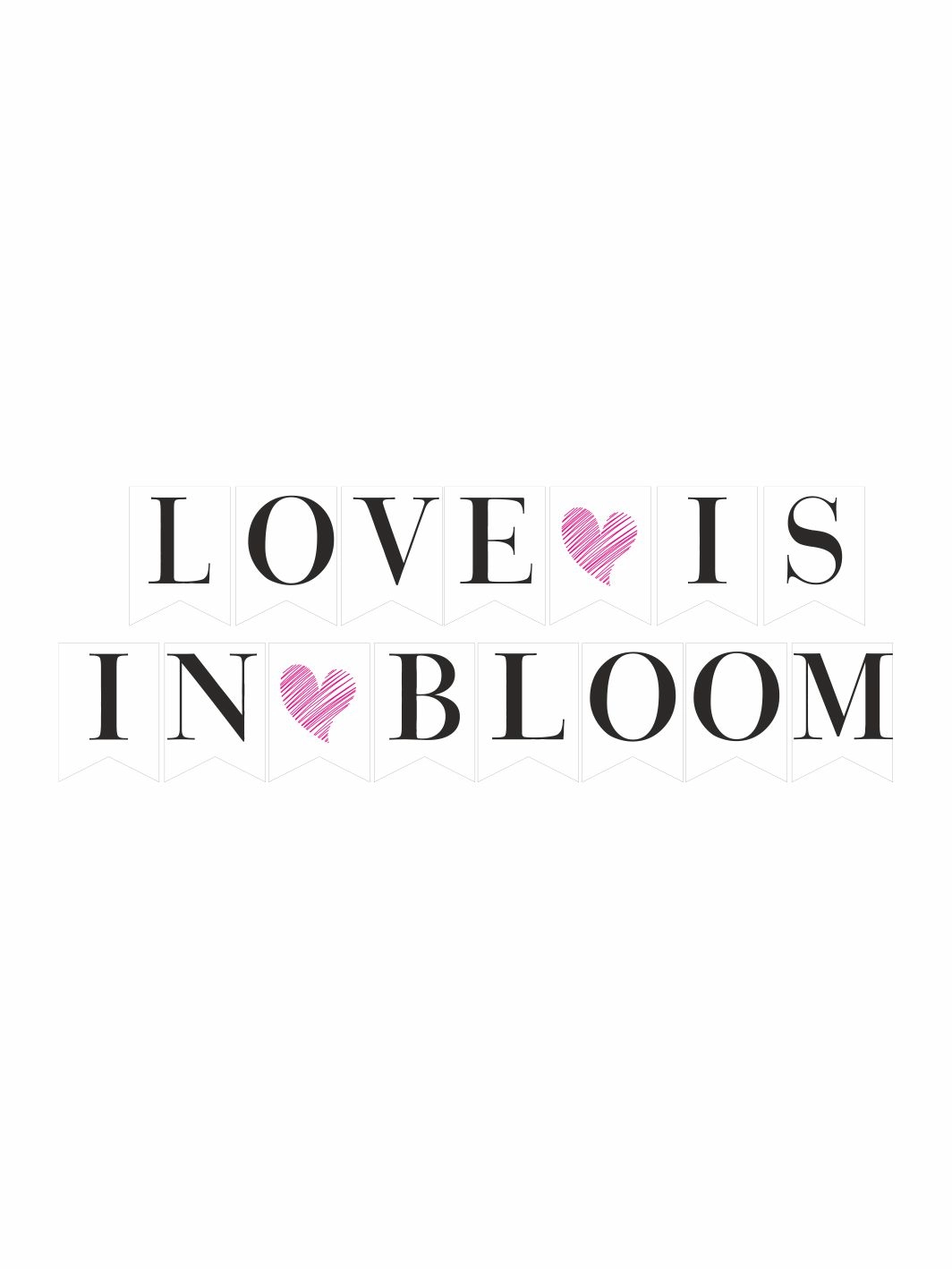 Love Is In Bloom Flama Banner