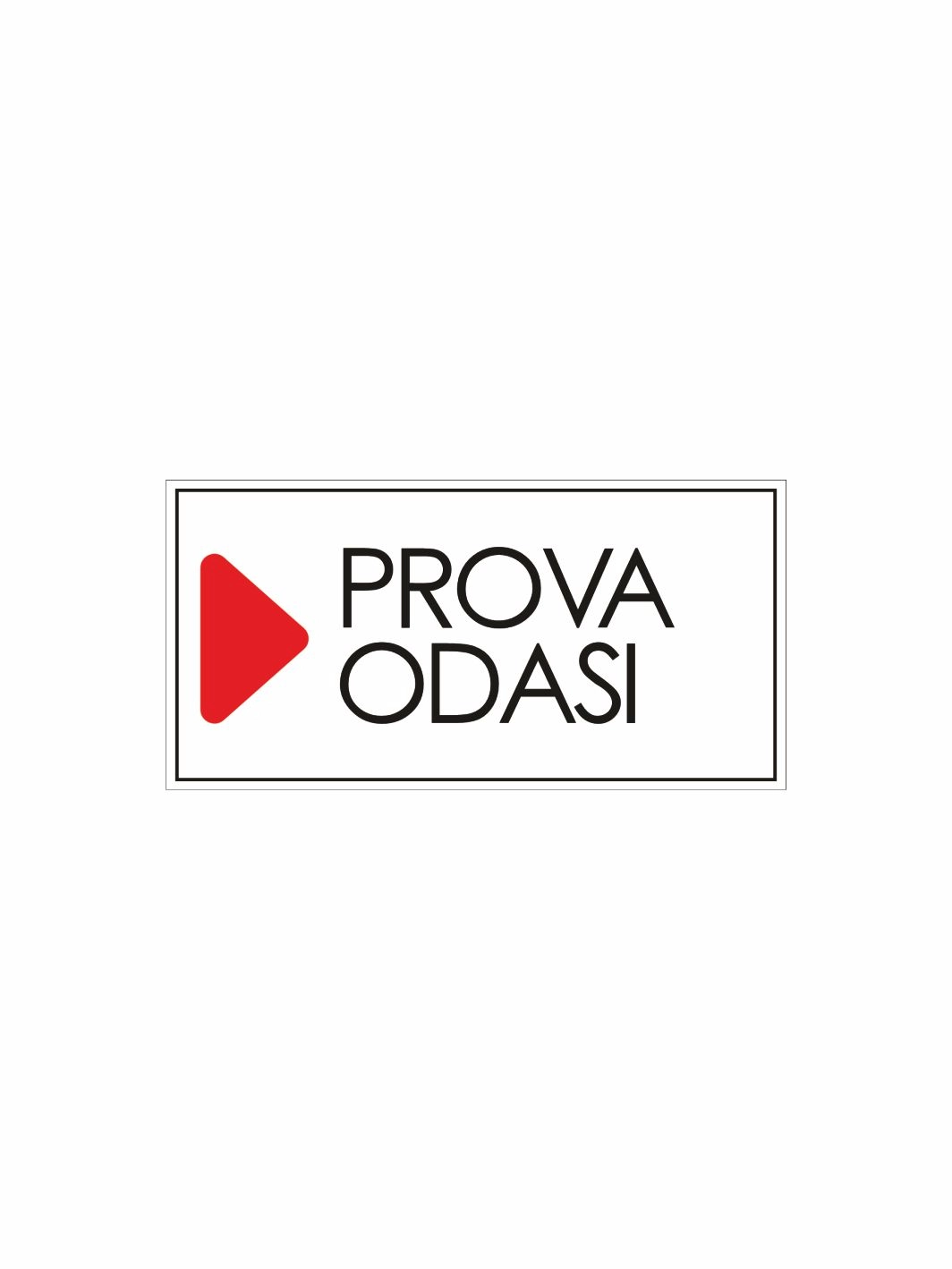 Mağaza Prova Odası Levhası Beyaz Renk