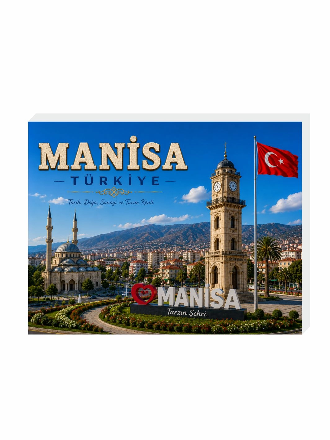 Manisa Buzdolabı Süsü Magnet | Şehre Özel Hediyelik Magnet Modelleri