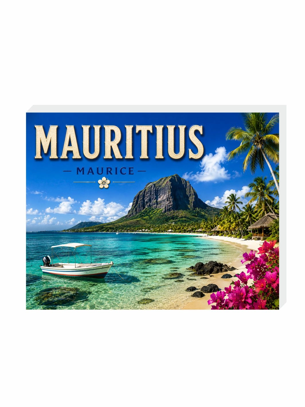 Mauritius Buzdolabı Süsü Magnet | Ada Temalı Hediyelik Magnet Modelleri