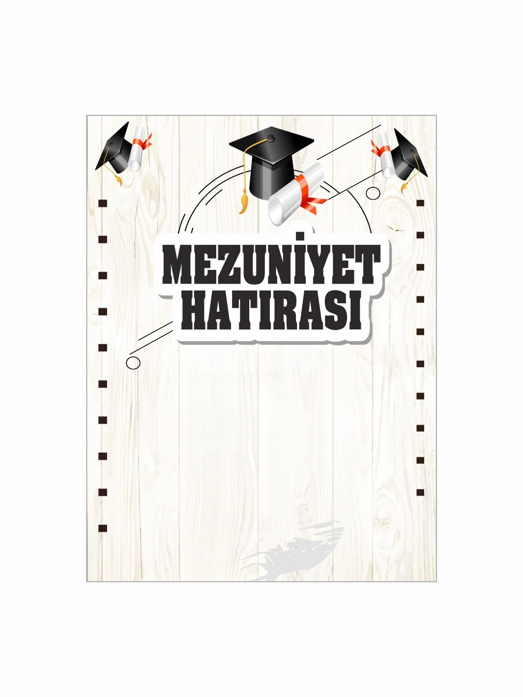 Mezuniyet Hatırası Arka Fon Afiş Kep Diploma Konsept