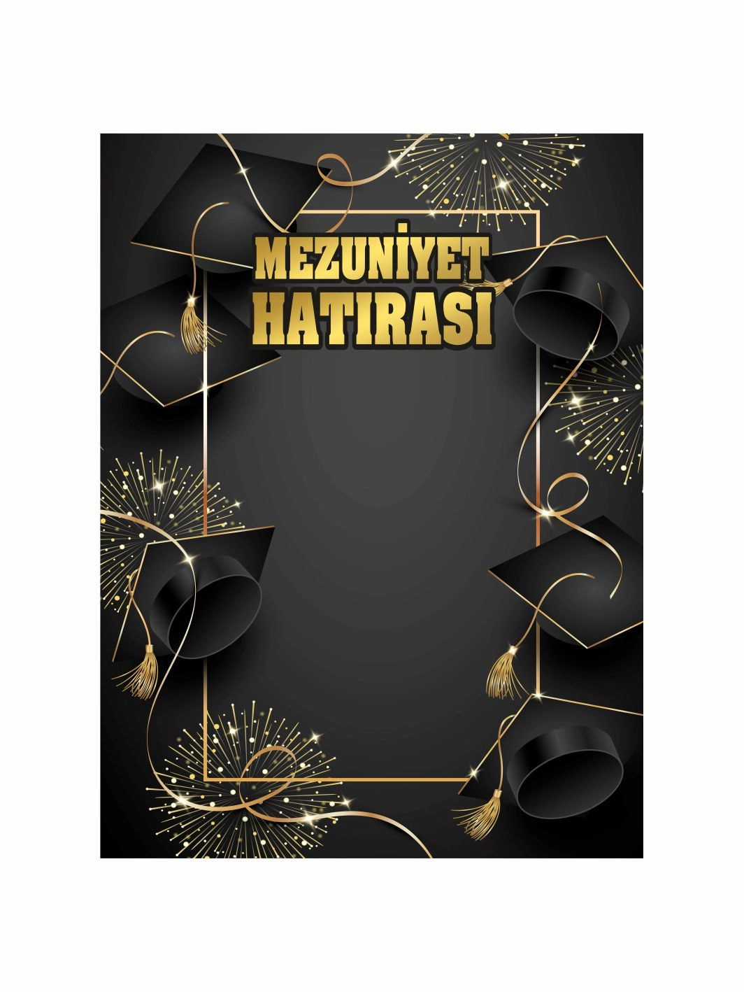 Mezuniyet Hatırası Arka Fon Afişi Kep Konsept