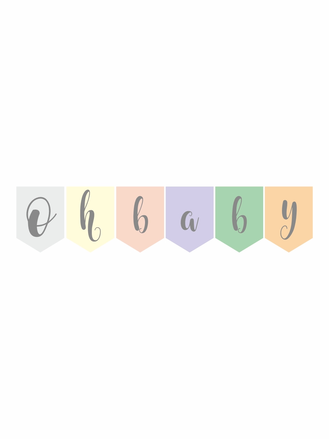 Oh Baby Flama Banner Soft Renkler Tema