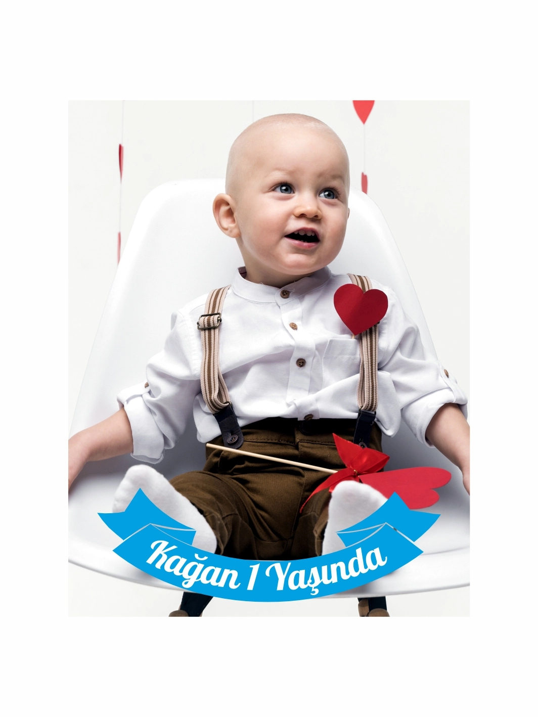 Sade Foto Magnet Konsept Doğum Günü Magneti