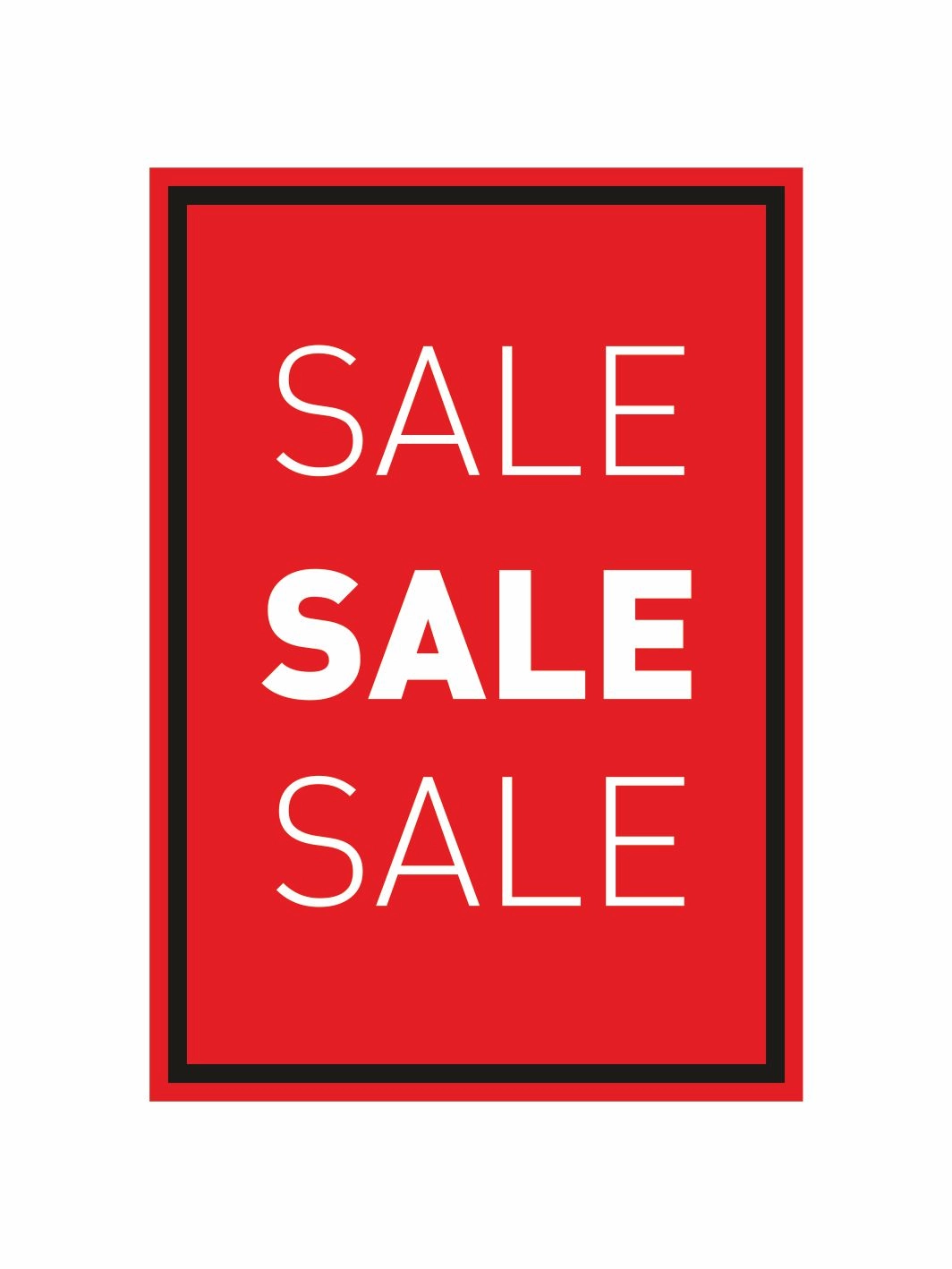 Sale Sale Mağaza İç Mekân Ayaklı Pano