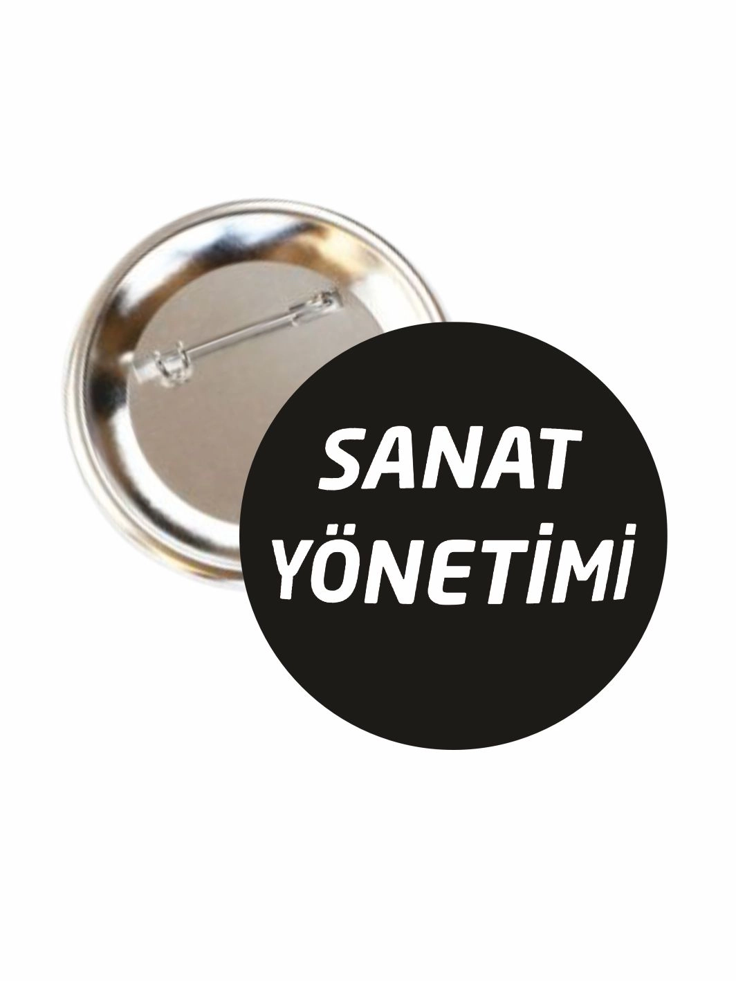 Sanat Yönetmeni Yazılı Buton Rozet 58mm İğneli Personel Rozeti