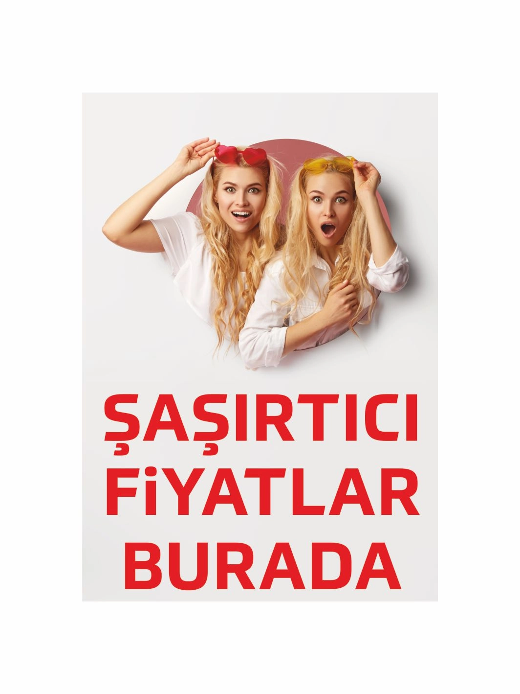 Şaşırtıcı Fiyatlar Burada Mağaza Ayaklı Karşılama Pano