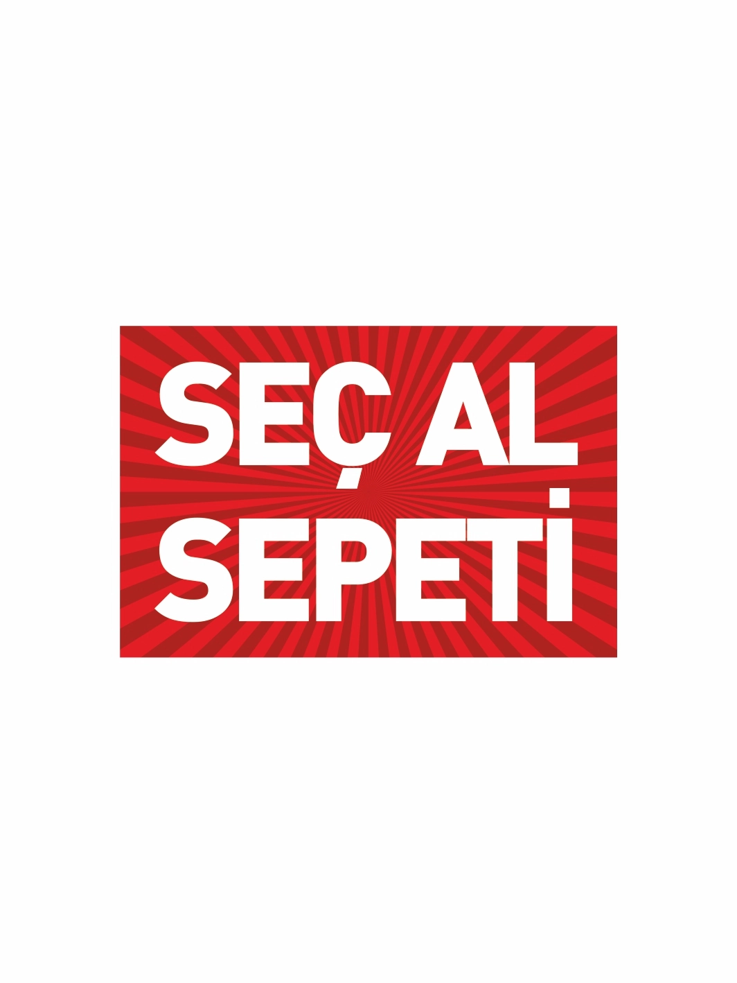 Seç Al Sepeti Mağaza PVC Etiketi – Mandallı Etiket Tutucu Uyumlu Kampanya Kartı