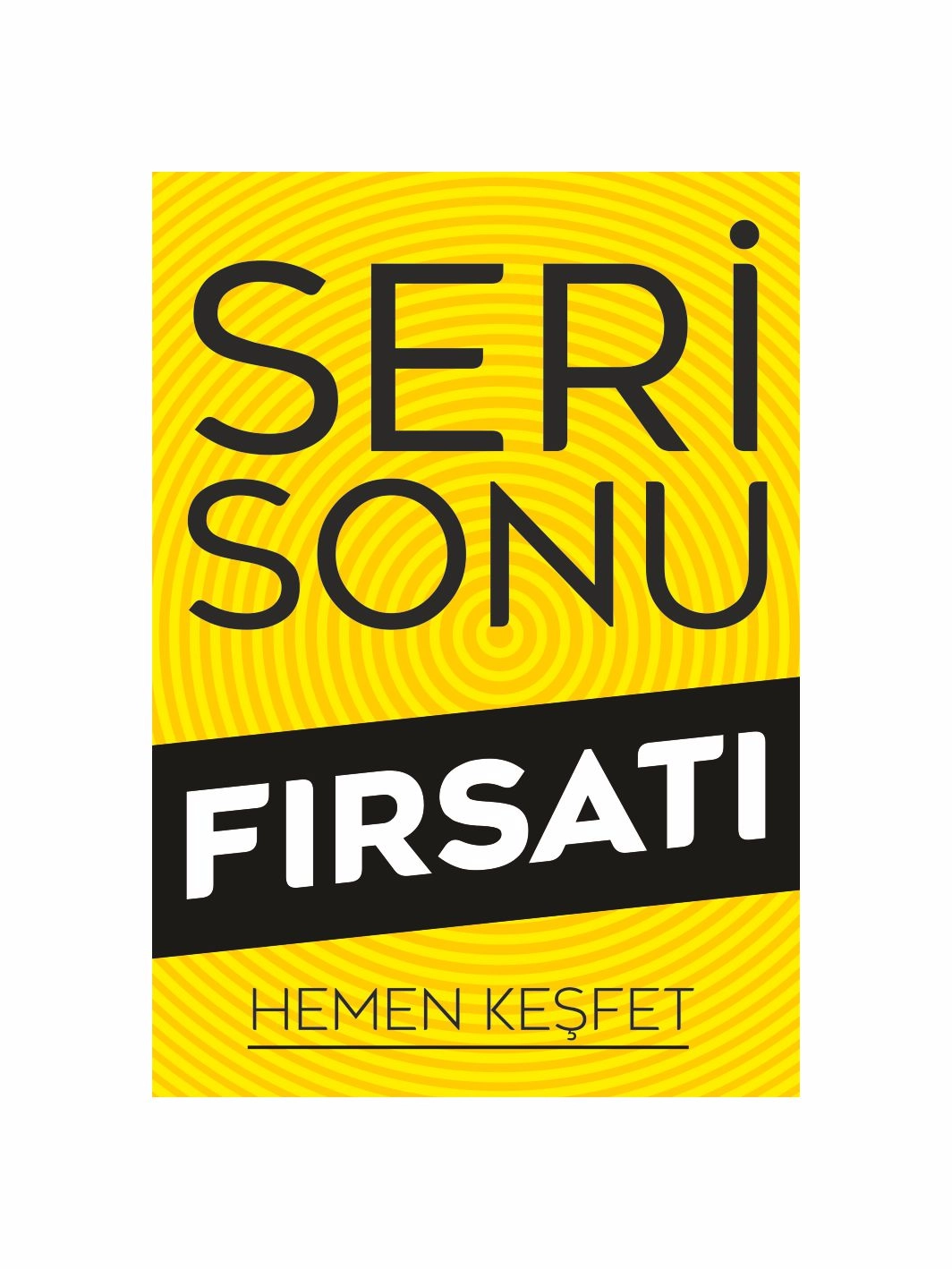 Seri Sonu Fırsatı Mağaza Ayaklı Karşılama Pano