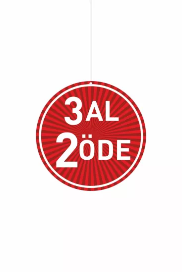 Zajabaskı 3 Al 2 Öde Mağaza Dönkartı Çift Yön Baskı 30x30 cm Modelleri ve Fiyatları