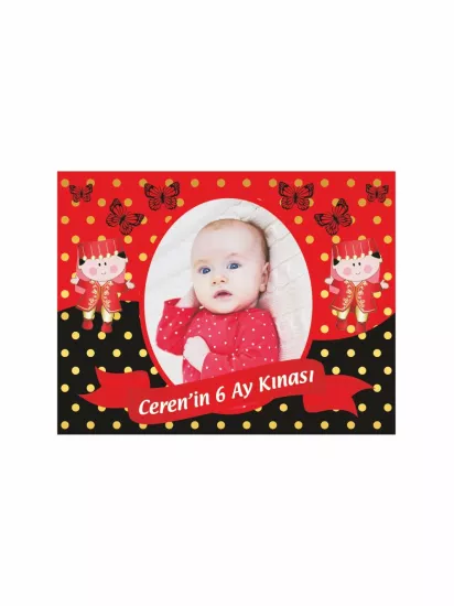 6 Ay Bebek Kınası Hatıra Magnet Bindallı Bebek Kelebek Konsept Modelleri ve Fiyatları | Zajabaski.com Online Shop