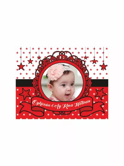 6 Ay Bebek Kınası Hatıra Magnet Yıldız Konsept Modelleri ve Fiyatları | Zajabaski.com Online Shop