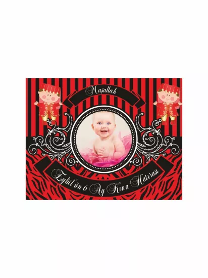 6 Ay Bebek Kınası Magnet Bindallı Kız Bebekler Temalı Modelleri ve Fiyatları | Zajabaski.com Online Shop