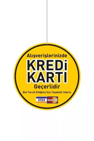 Alışverişlerinizde Kredi Kartı Geçerlidir Levhası Modelleri ve Fiyatları | Zajabaskı