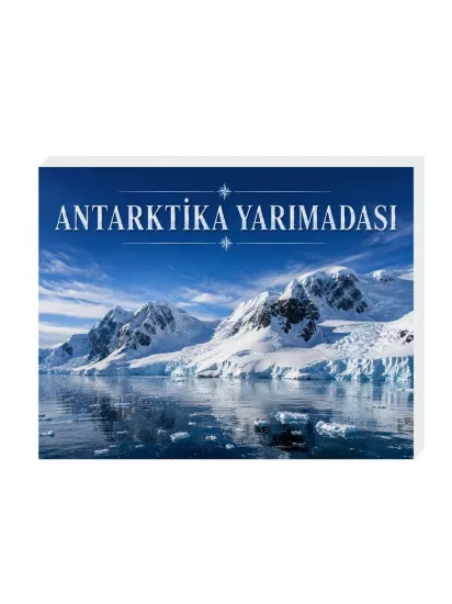 Antarktika Yarımadası Buzdolabı Magnet Süsü 9x7 cm | ZajaBaskı